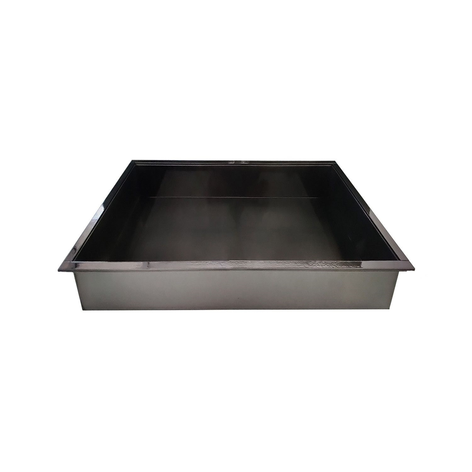 Mueller inbouwnis 30x30x10cm zwart chroom