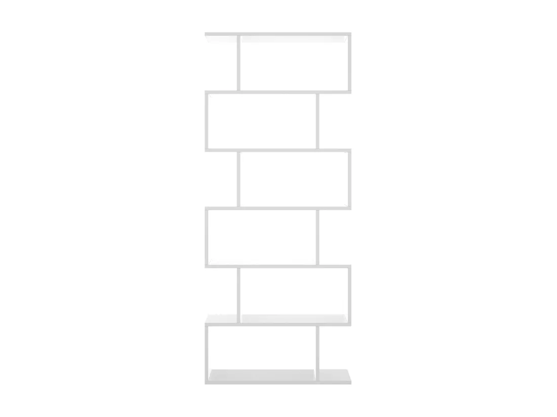 Etagère haute TOMINI - 6 cases - Coloris : Blanc
