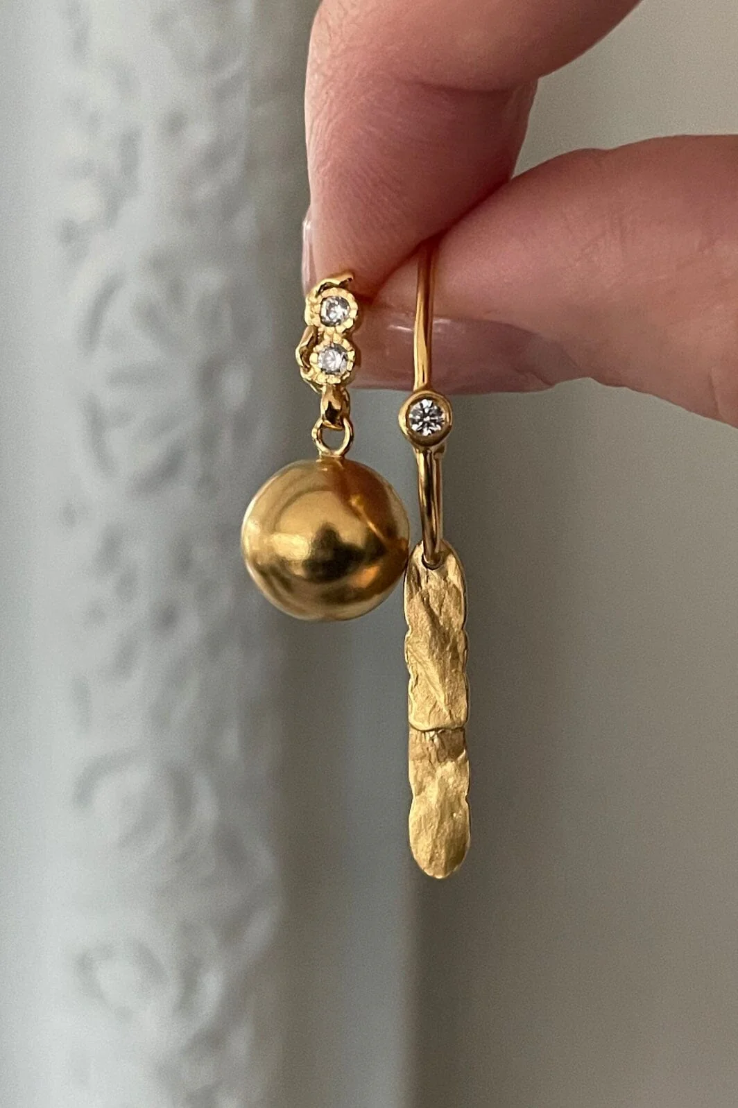 Stine A Twin Flow & Disco Ball Earring ingle 1334 02 s