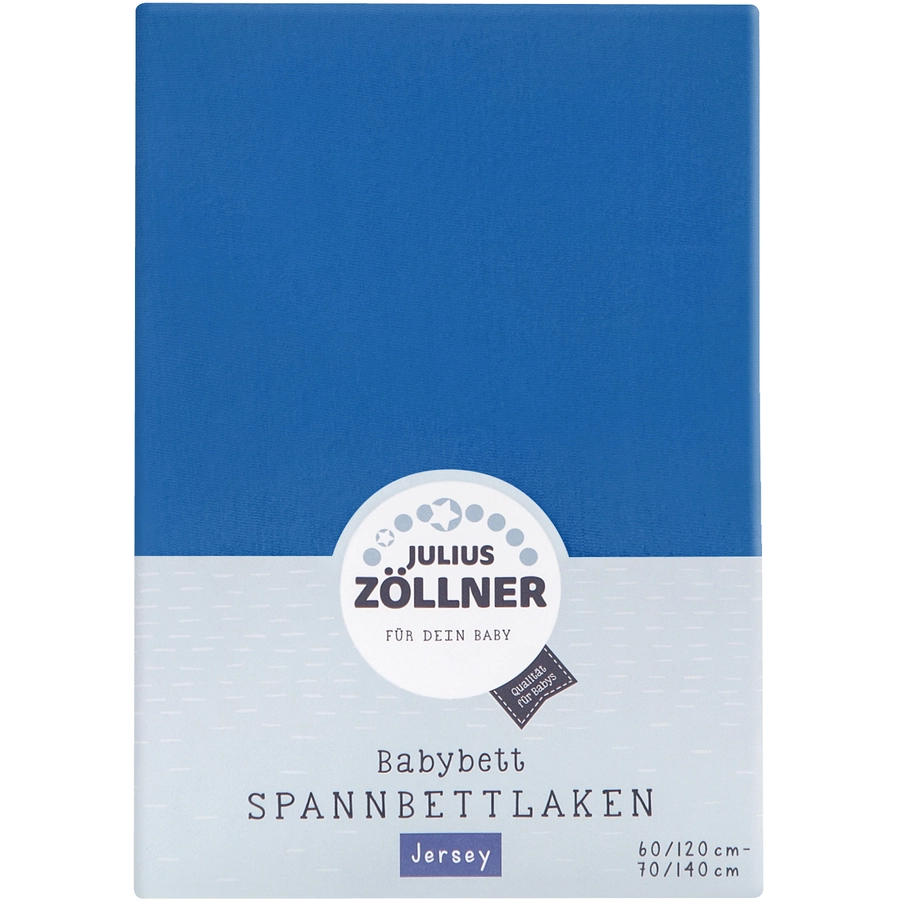 JULIUS ZÖLLNER Spannbetttuch Jersey blau