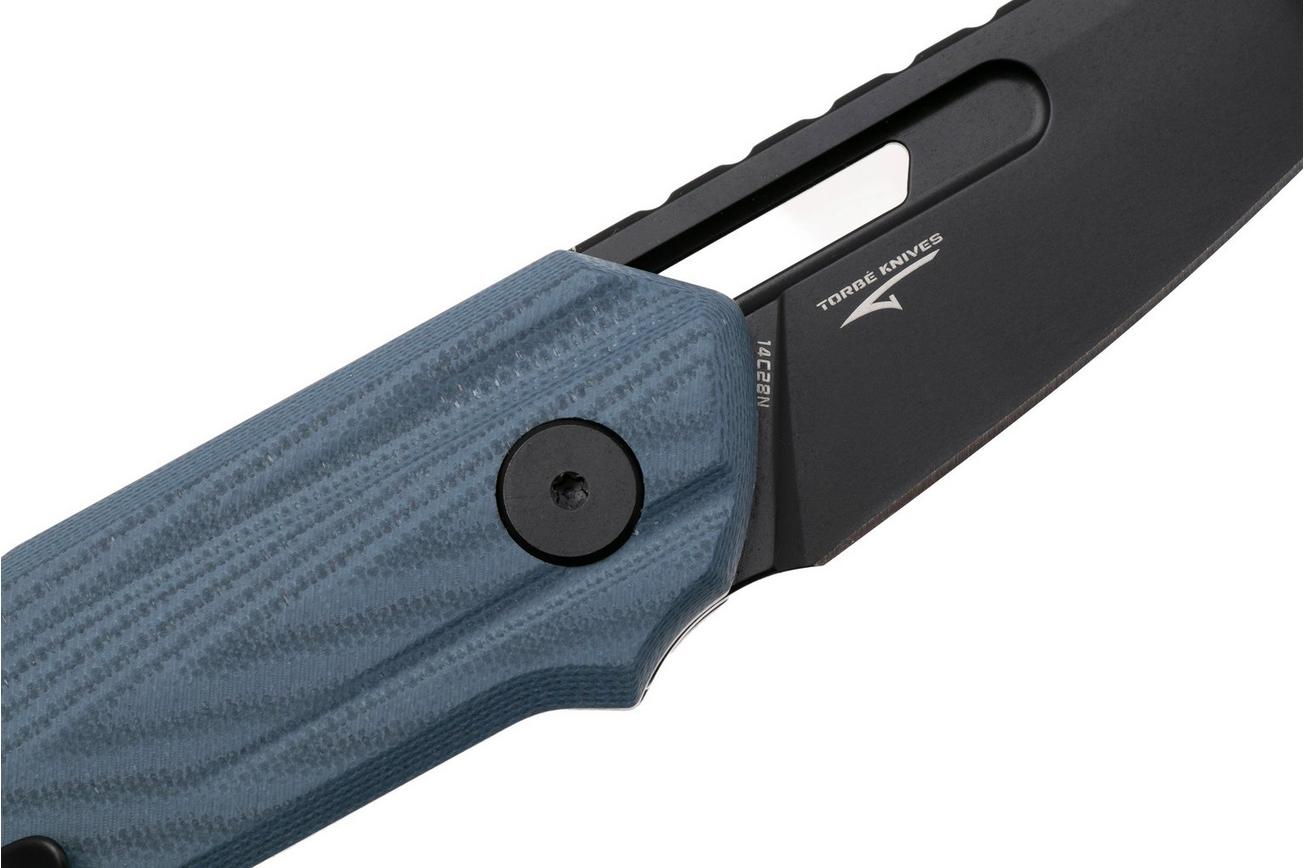 Bestech Toddler BG64E PVD 14C28N, Blue G10, zakmes