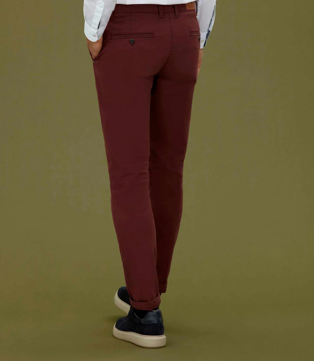 Chino fashion bordeaux 