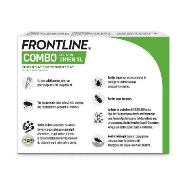 Frontline Combo soin antiparasitaire pour chiens