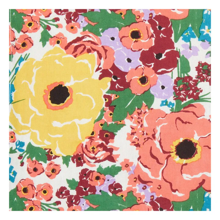 Lucas du Tertre Nappe Helen Flower | Blanc