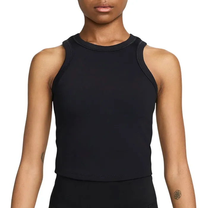 Nike One Fitted Dri-FIT Cropped Tanktop Dames