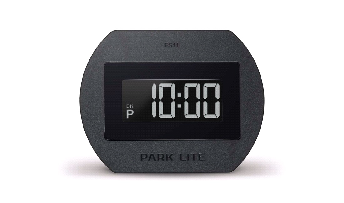 Elektronisk P-skive PARK LITE sort