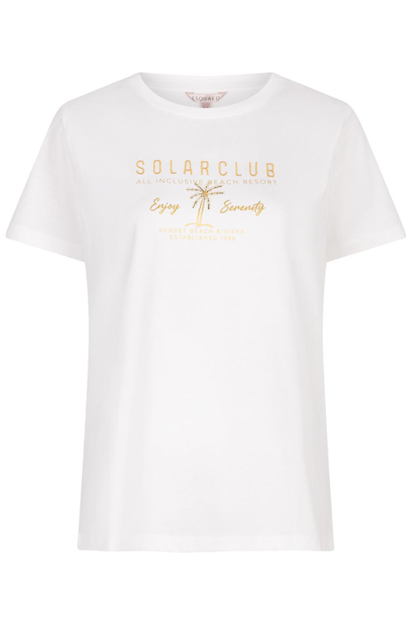 EsQualo witte dames t-shirt