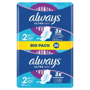 always Ultra Long mit Flügeln, (Grösse 2) Bigpack