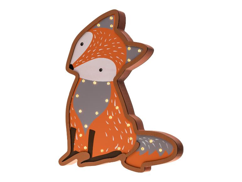 Houten LED-kinderlamp