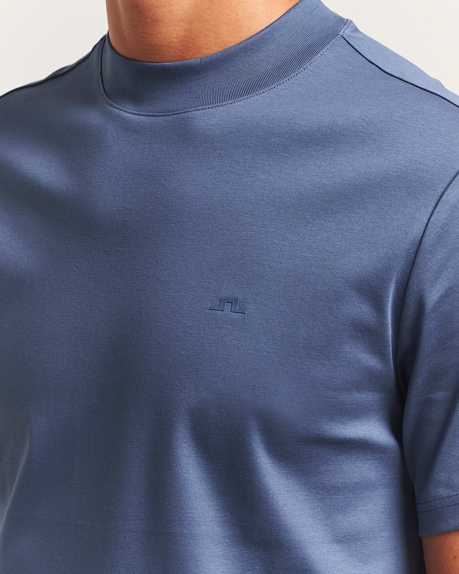J.Lindeberg Ace Mock Neck T-Shirt Vintage Indigo