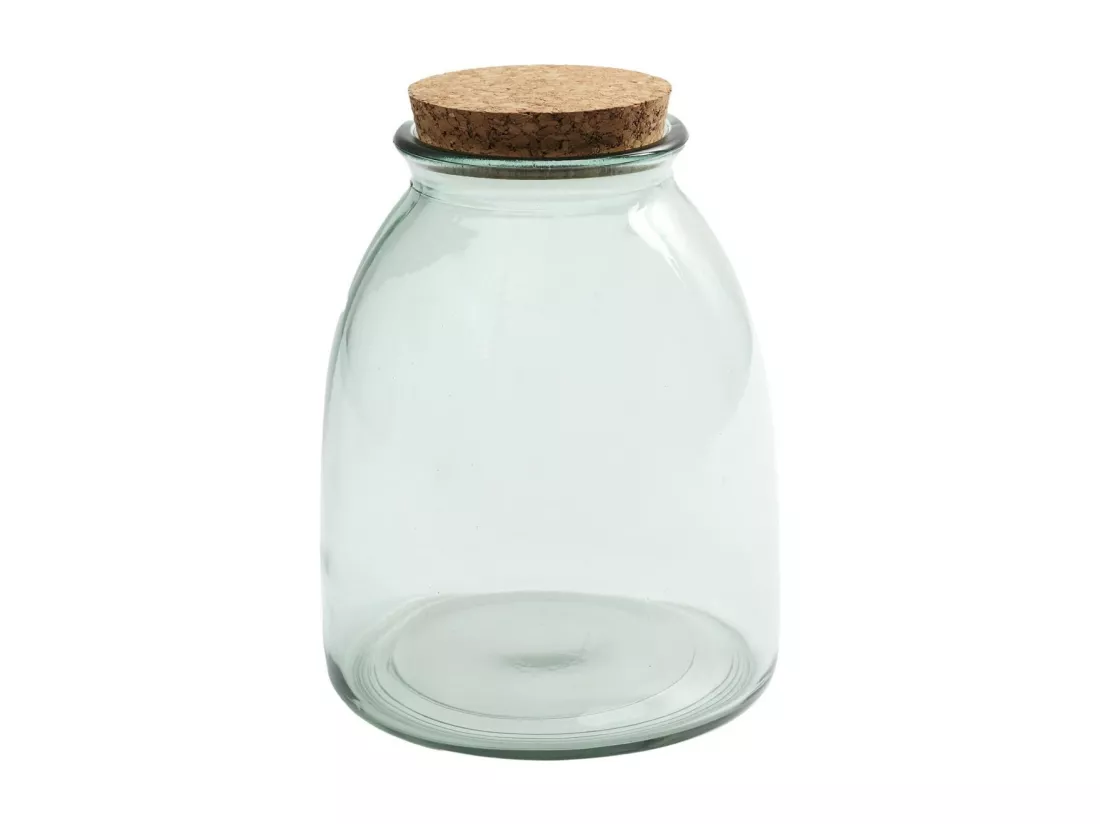 Bocal en Verre & Couvercle 