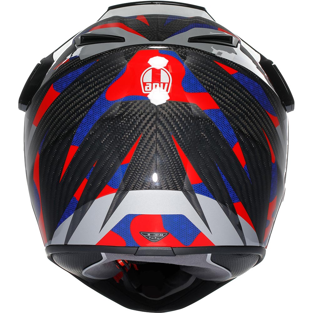 AGV - Casque AX9 Steppa Carbone / Rouge / Bleu