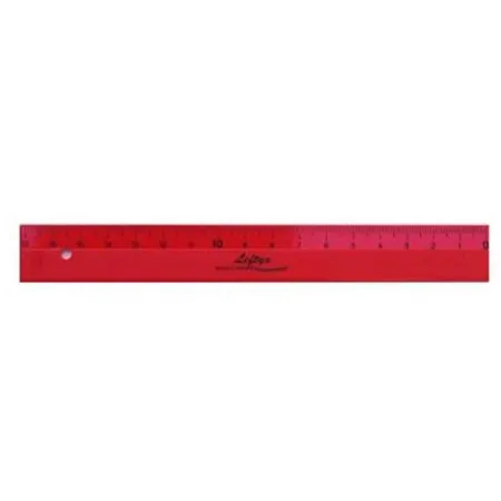 KUM® 201.22.29 Kunststofflineal Flexi für Linkshänder 30 cm