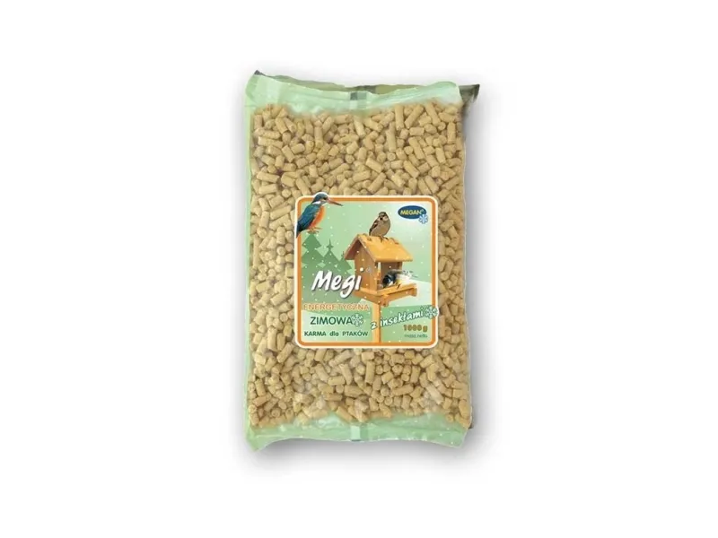 Megan 5908241610963, Frø, 1 kg, sunflower, wheat, sorghum, dari, pea flakes, yellow corn, millet, fat, dried insects