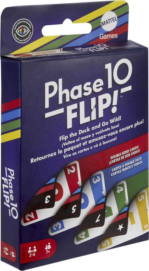 Mattel Games Phase 10 Flip