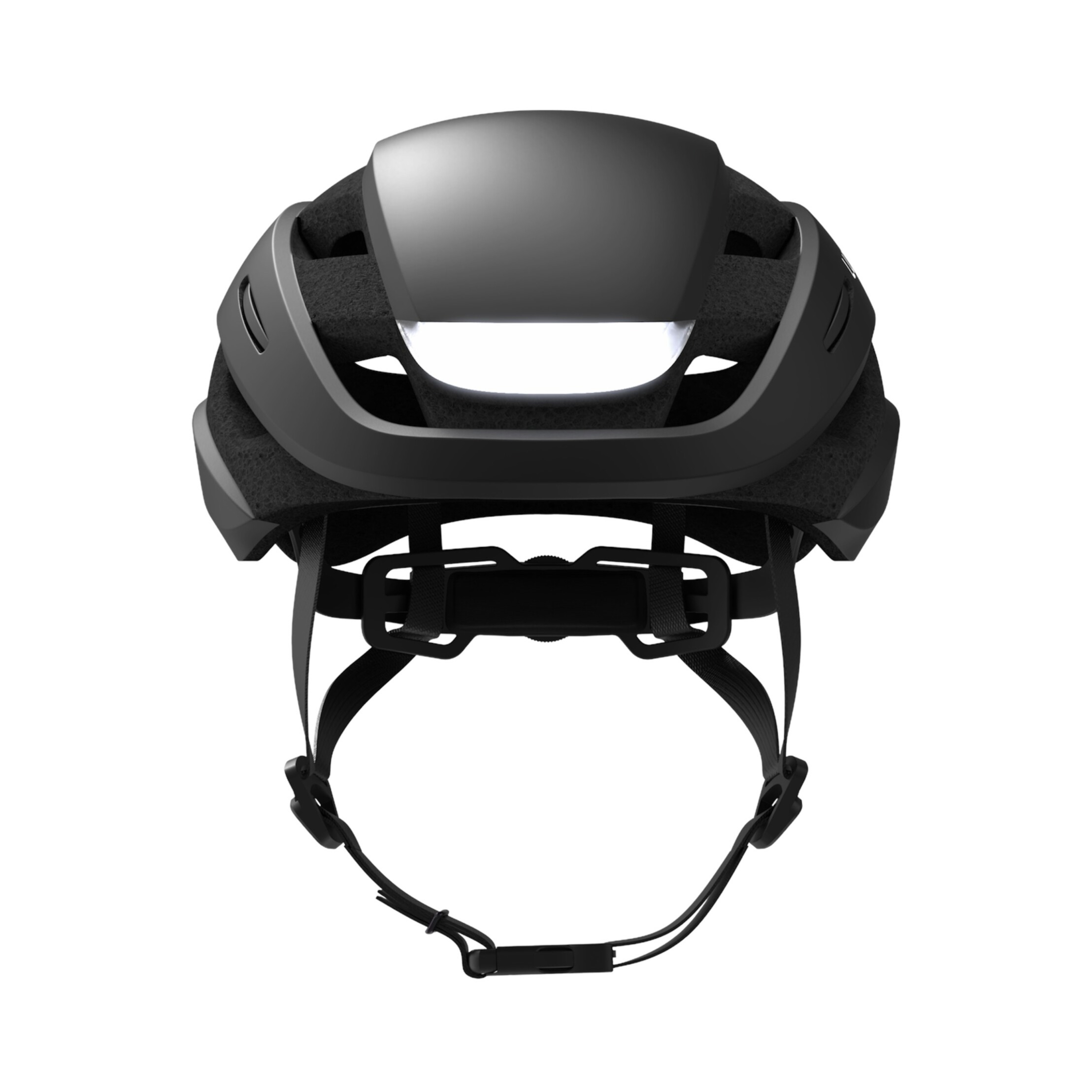 (Gr. S) Ultra Mips Verstellbarer Fahrrad Helm Velo Kopf Schutz mit Front- und Rücklicht / Blinkerfunktion - Schwarz