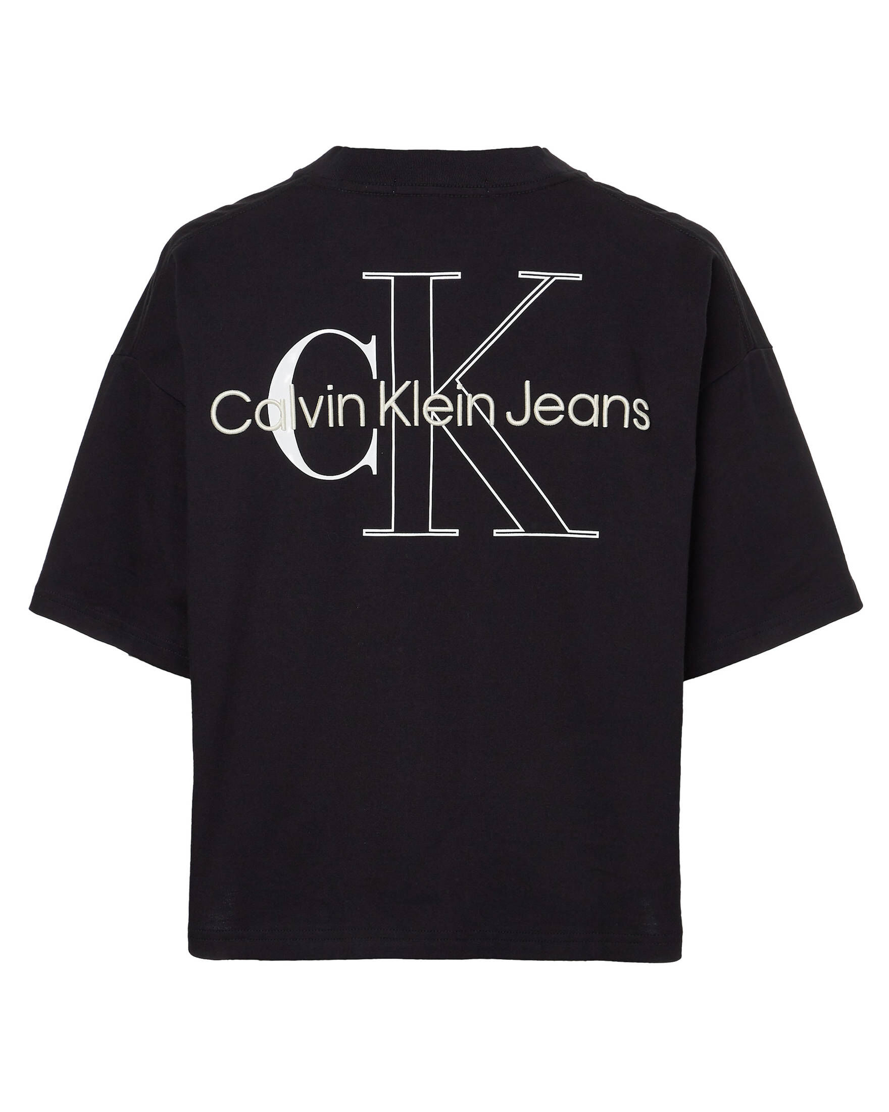 CALVIN KLEIN JEANS| Damen T-Shirt TWO TONE MONOGRAM LOOSE TEE