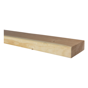 Tuinbalk Douglas geschaafd ca. 4,5 x 12 cm, lengte ca. 300 cm