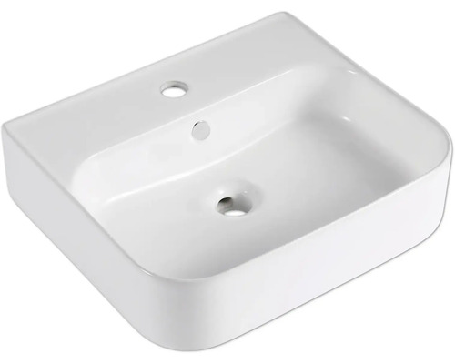 form&style BARBUDA wastafel 46 x 40 cm glanzend wit