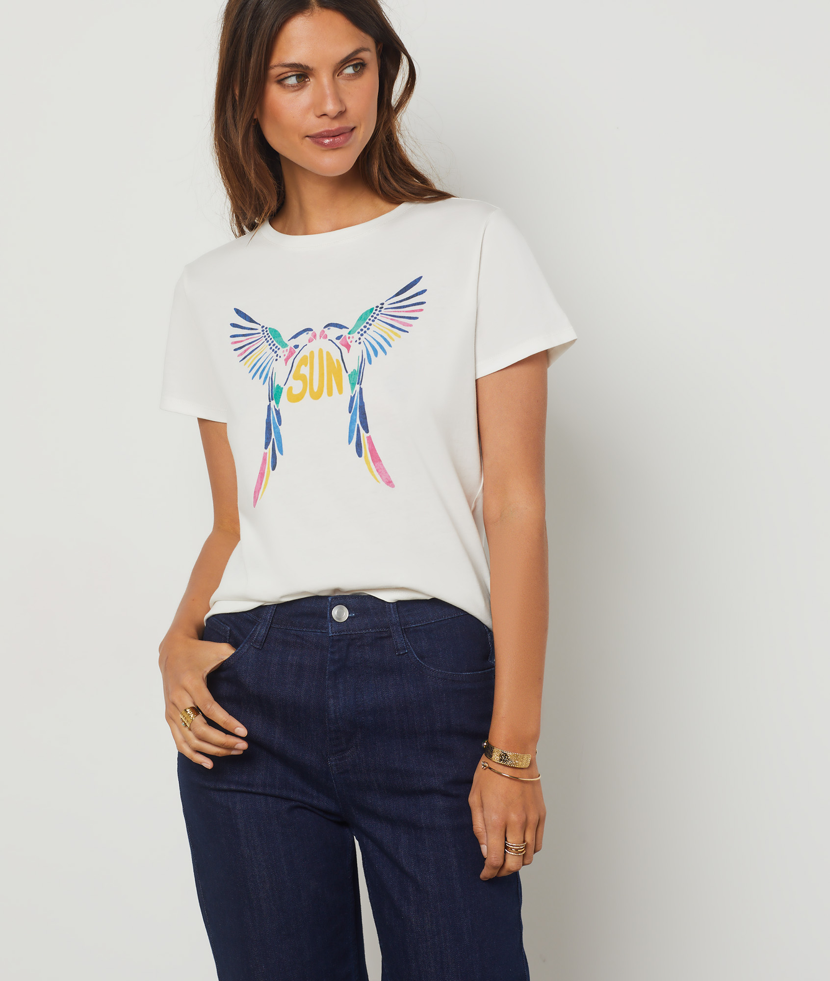 T-shirt manches courtes 100% coton