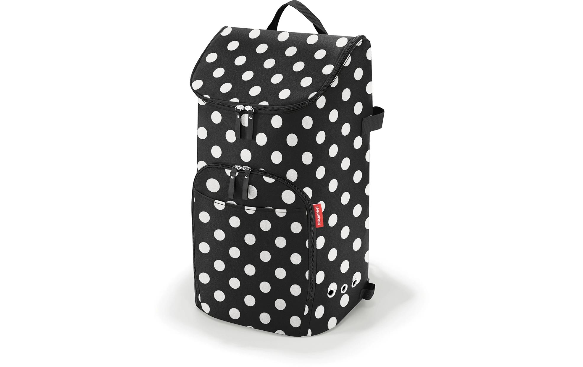 Einkaufstrolley Citycruiser Bag Dots WhiteEinkaufstasche aus recyceltem Material