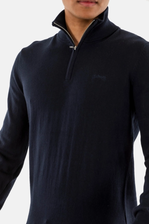 Pull hiver schott plbeal8 navy