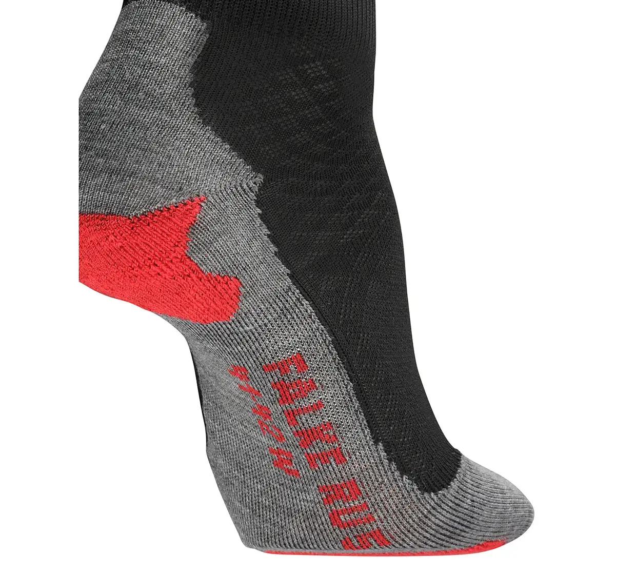 Falke RU5 Race Short Hardloopsokken Zwart/Grijs Dames