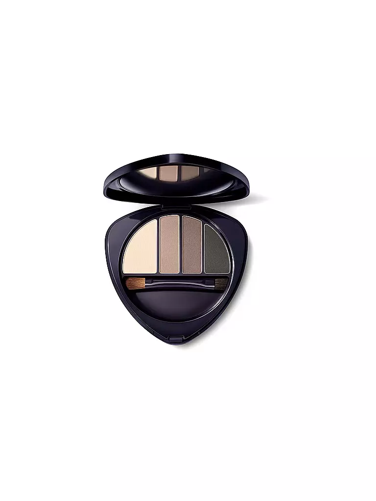 DR. HAUSCHKA Lidschatten - Eye & Brow Palette (01 Stone) grau