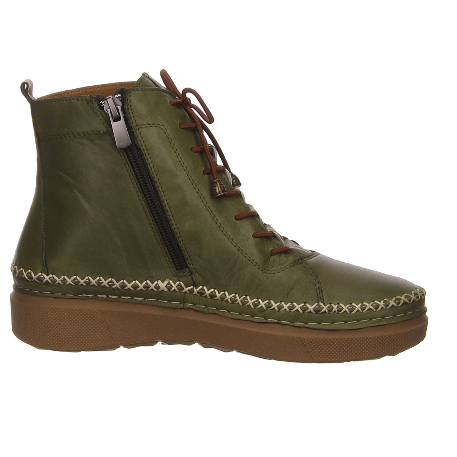 Elbandi Schnürboots darkolive grün