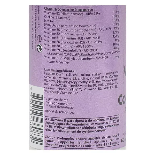 Vit'all+ Complexo de Vitamina B 100 - 60 comprimidos sulcados