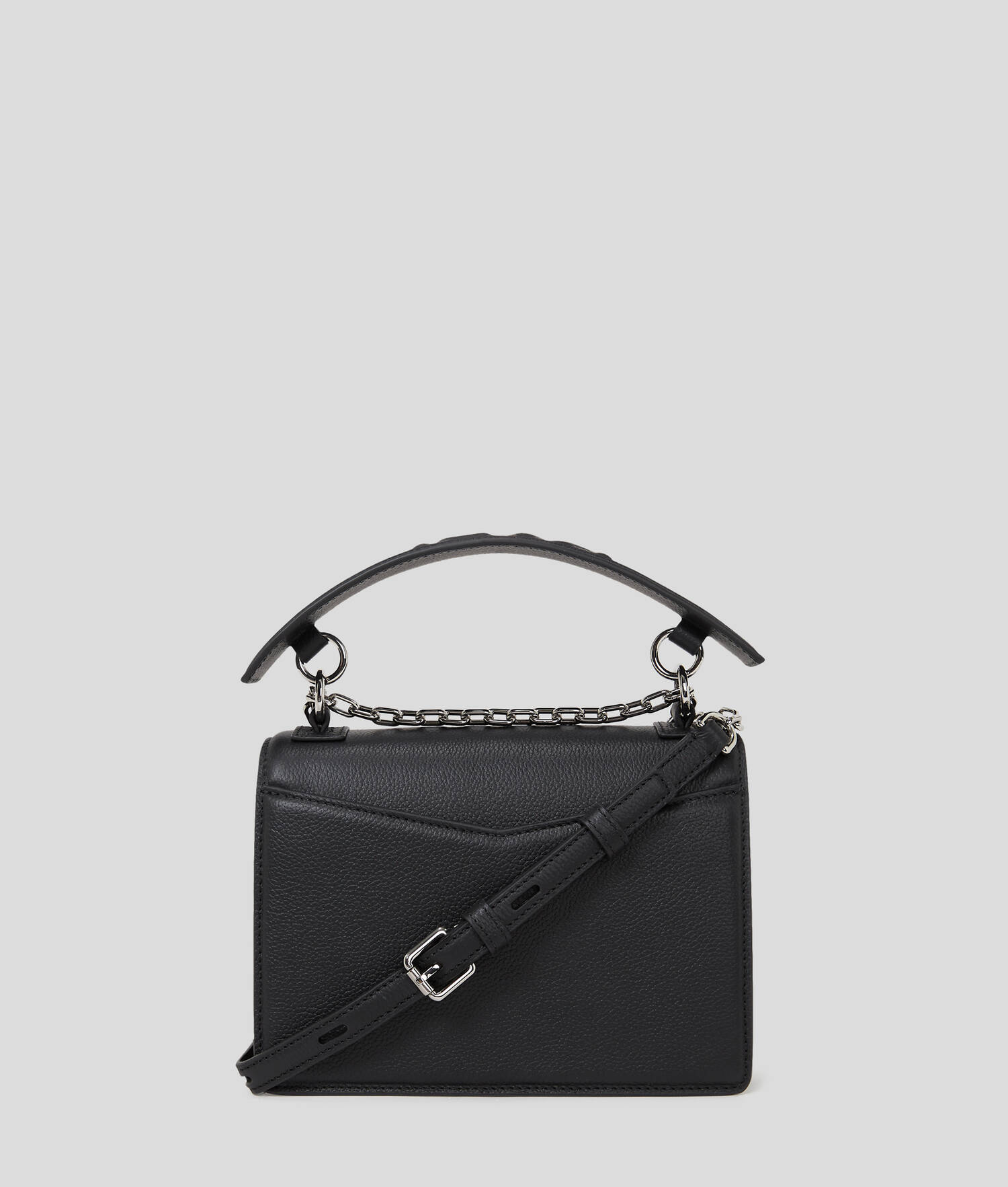 SAC PORTÉ ÉPAULE K/SEVEN AVEC BROCHES EN CUIR GRAINÉ
