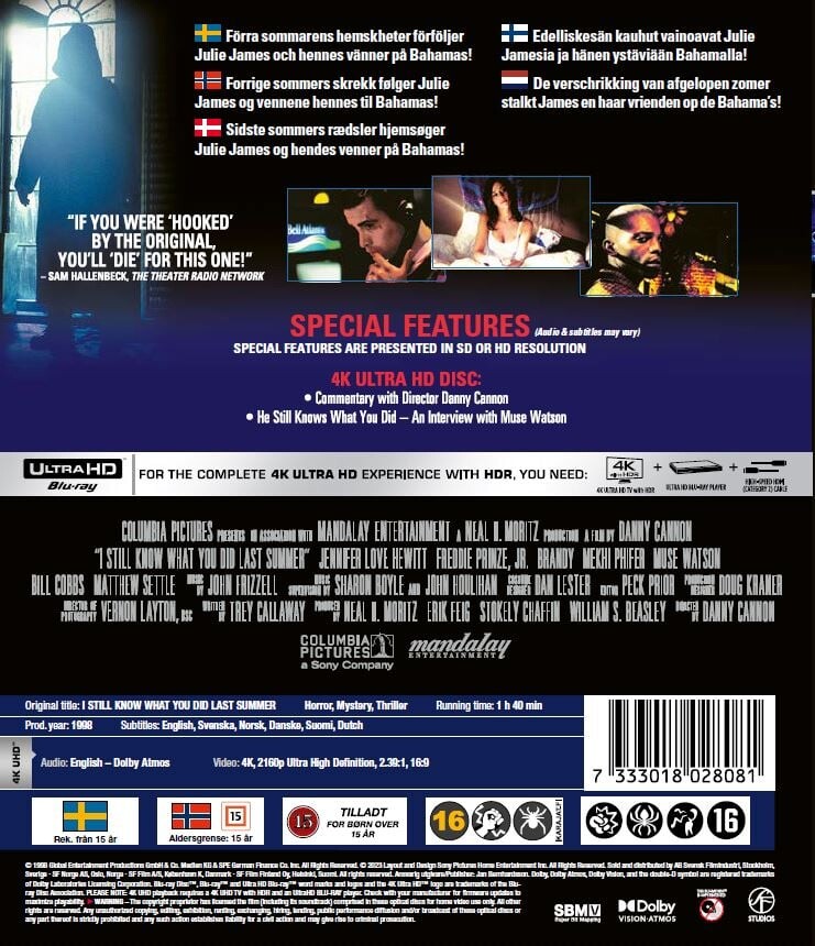 I Still Know What You Did Last Summer - 4K Ultra HD Blu-Ray