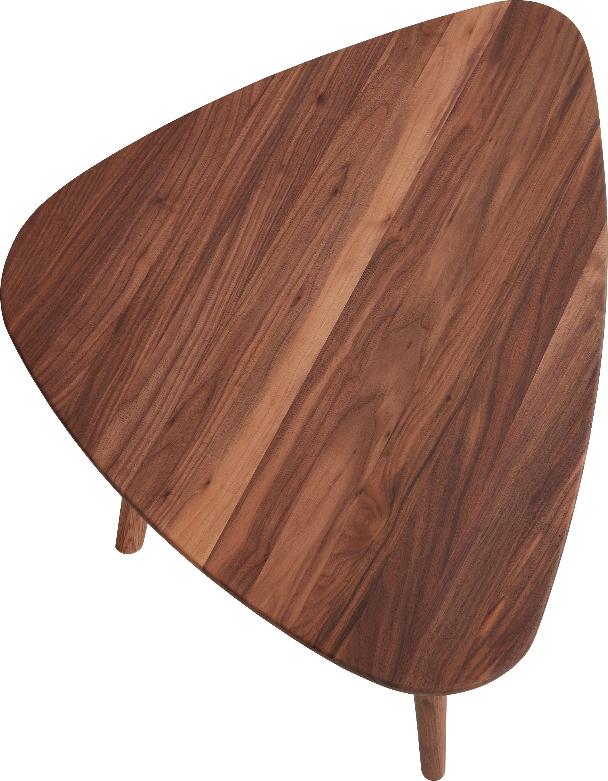 SINGER Salontisch - Nussbaum / B: 74.0 cm x T: 60.0 cm x H: 36.0 cm
