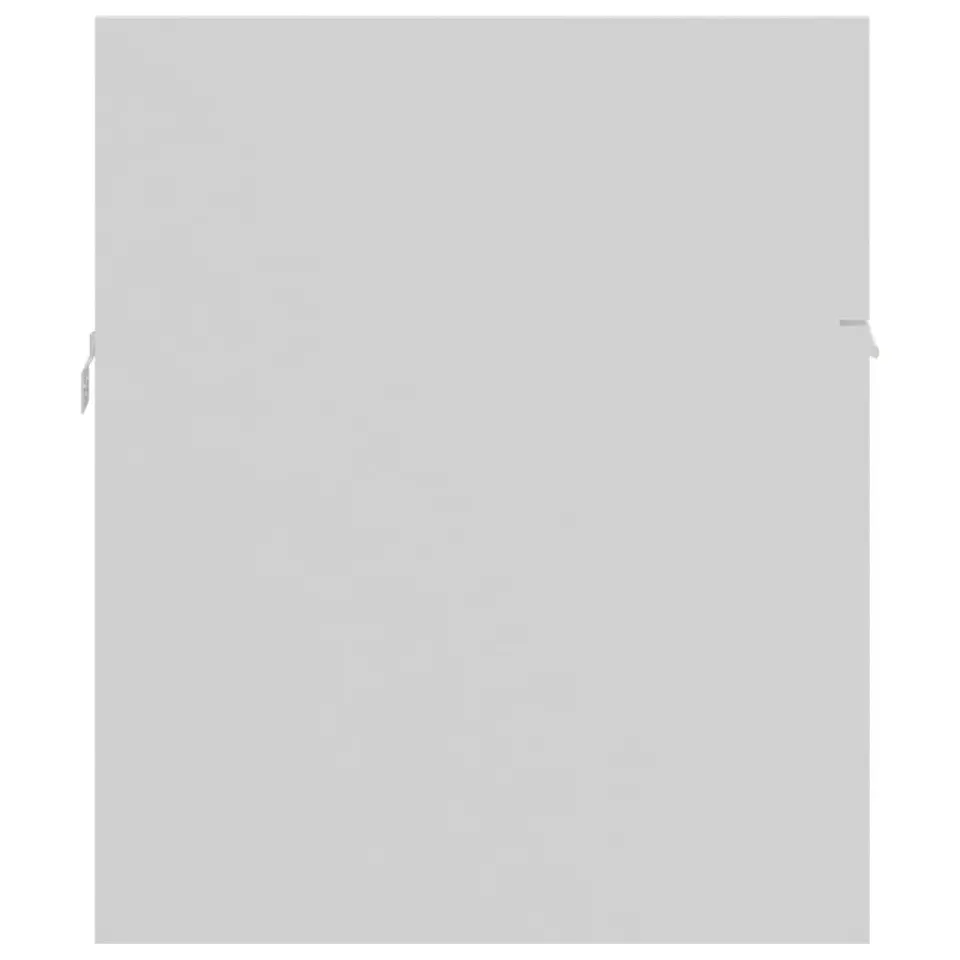 vidaXL - Wastafelkast - Wit - Bewerkt hout - 90 x 38.5 x 46 cm
