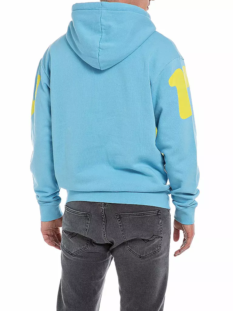 REPLAY Kapuzensweater - Hoodie  türkis