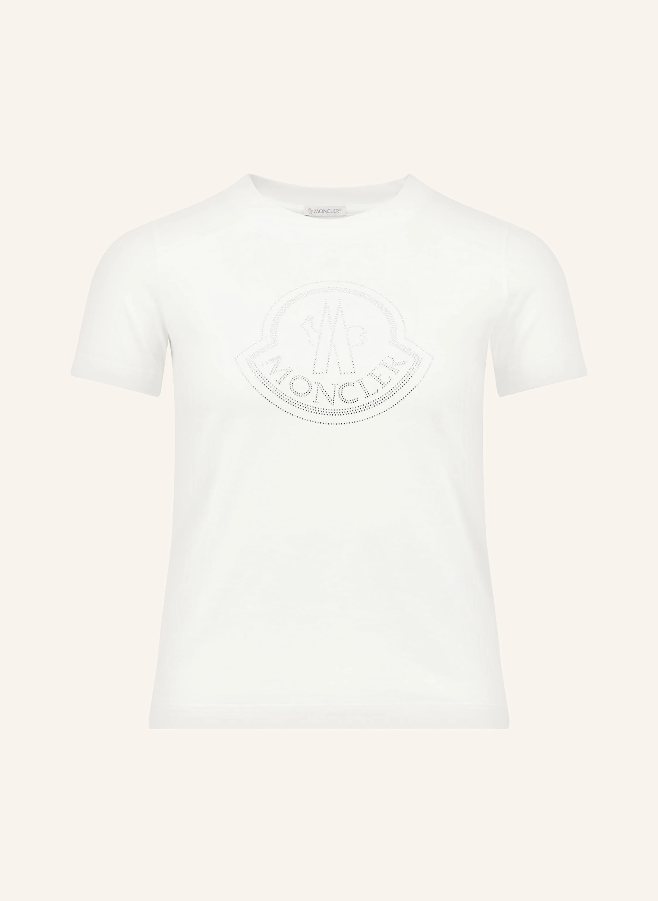 MONCLER T-Shirt mit Schmucksteinen