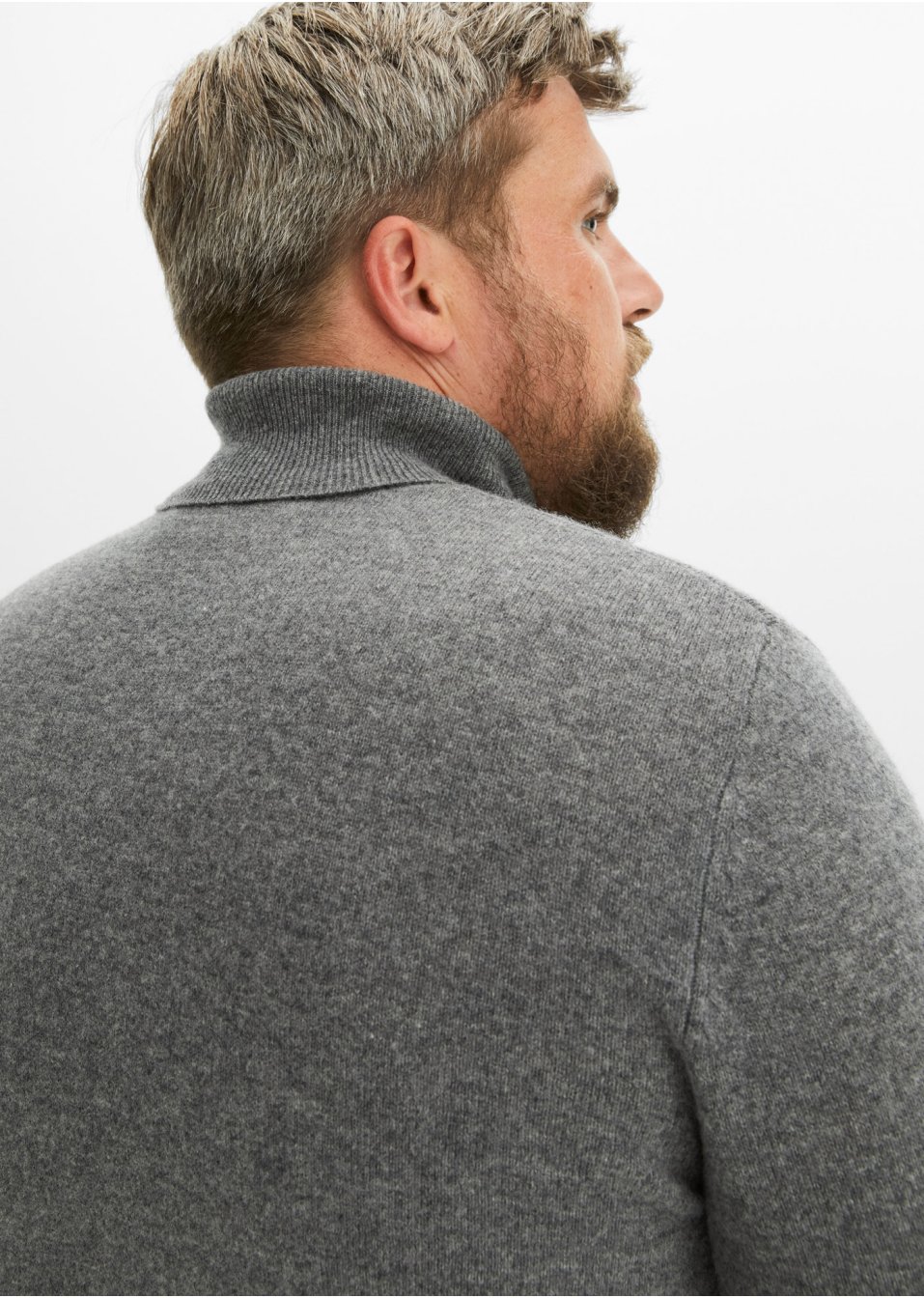 Pull en laine avec teneur en Good Cashmere Standard®, col roulé
