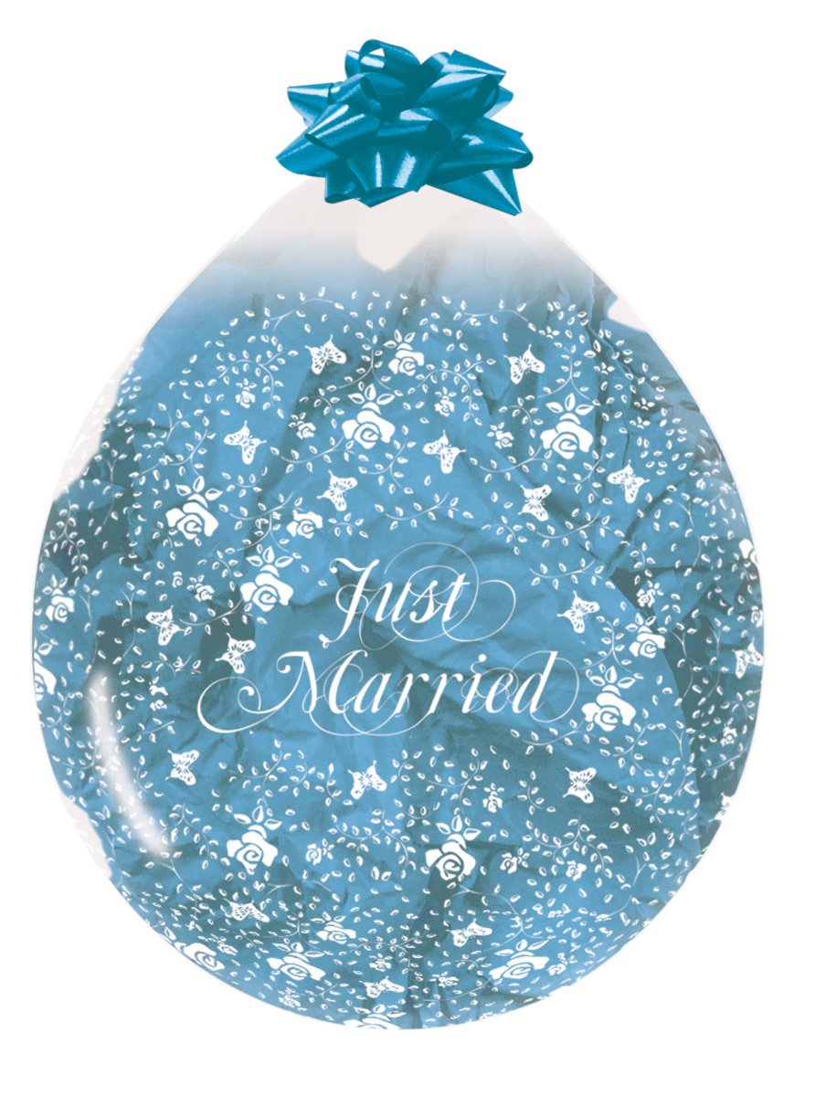 Just Married Stuffer Ballon 45cm 25st