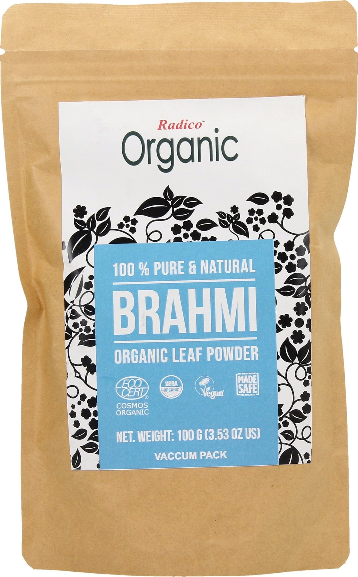 Radico  Bio-Brahmi Pulver, 100 g