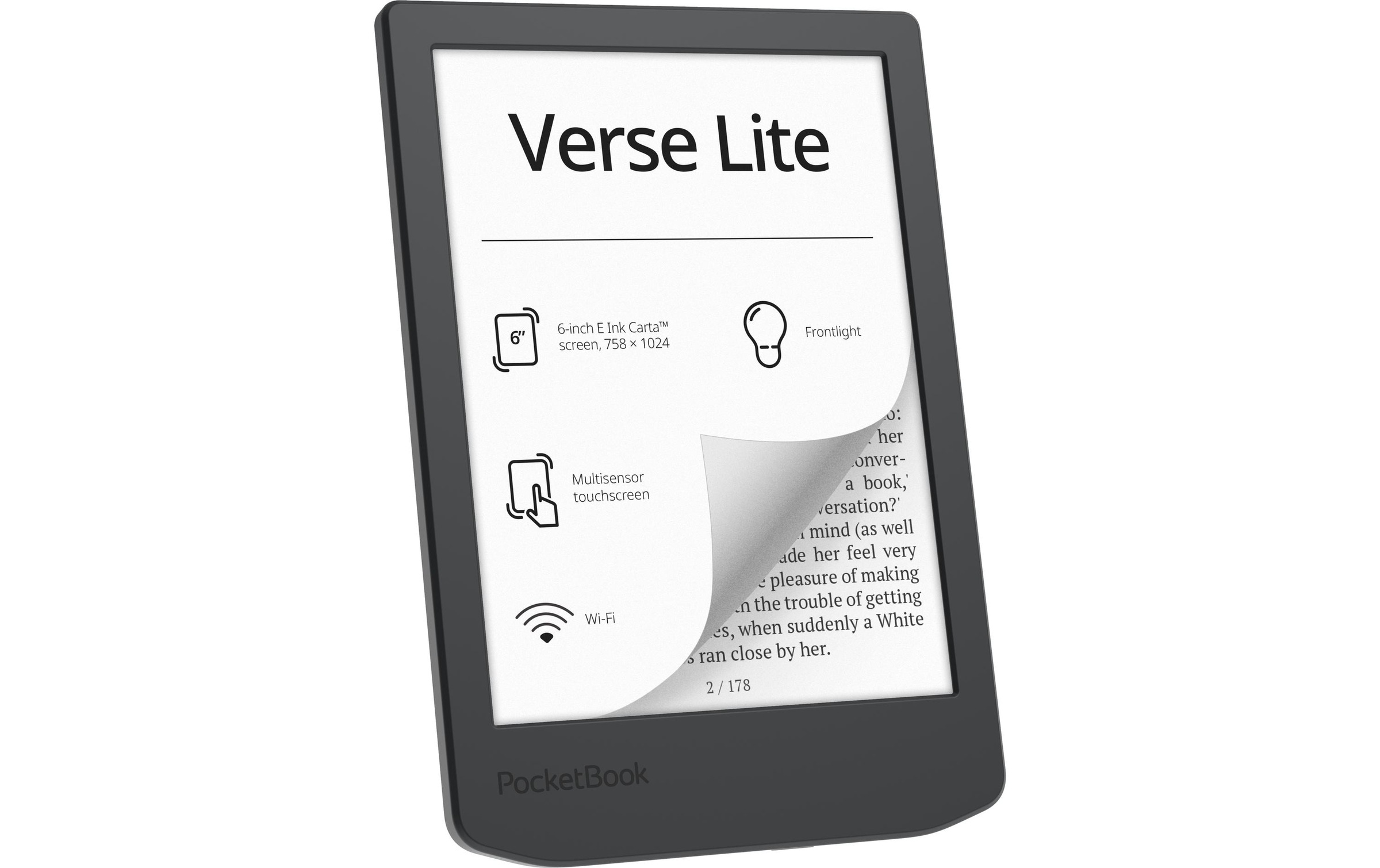 PocketBook E-Book »Verse Lite Midnight Grey« (15,18 cm / 6 ″) 8 GB )