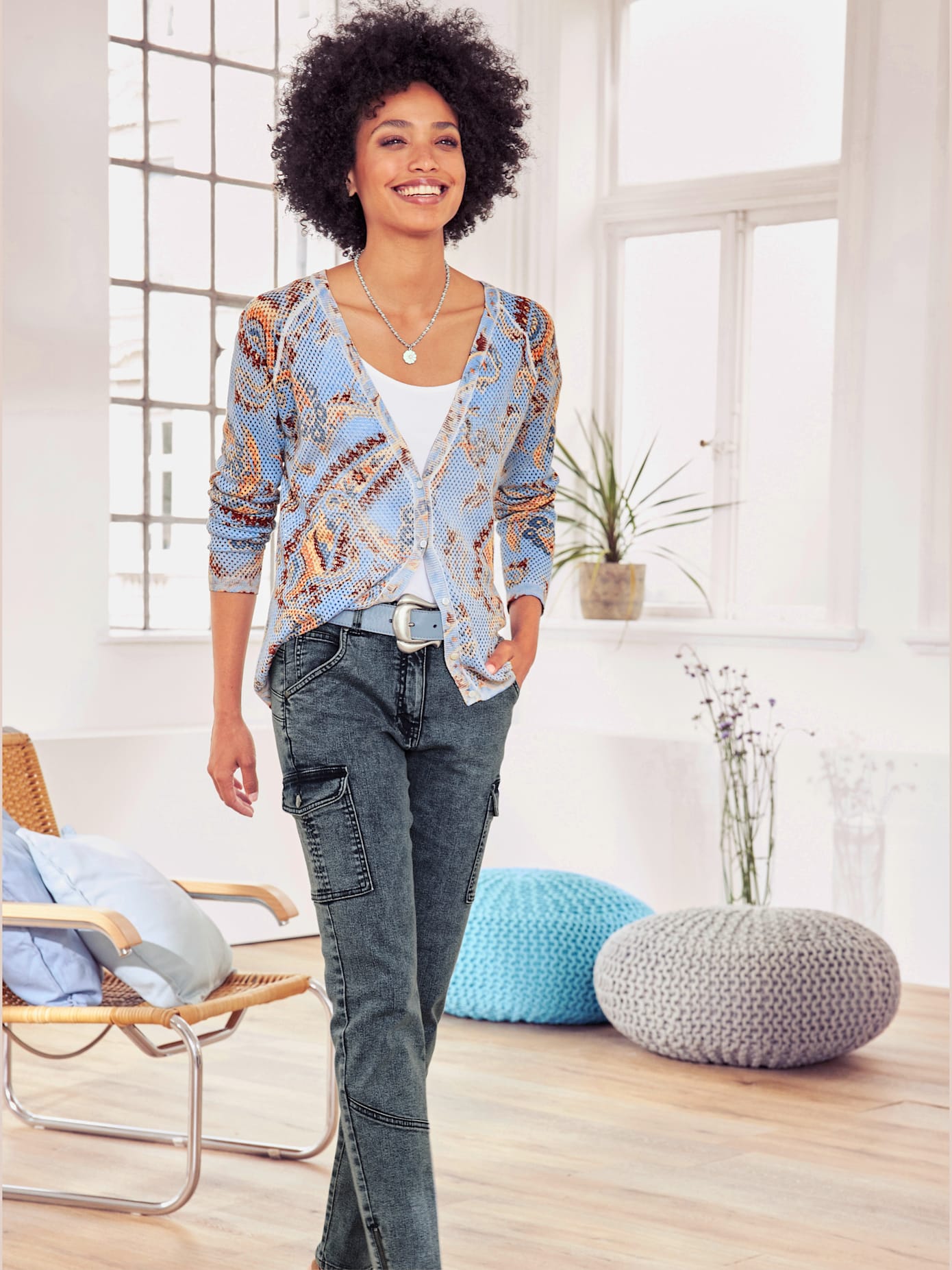 Veste en tricot 100% coton