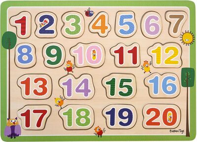 Barbo Toys Wacky Wonders Trepuslespill Tall 20 Deler