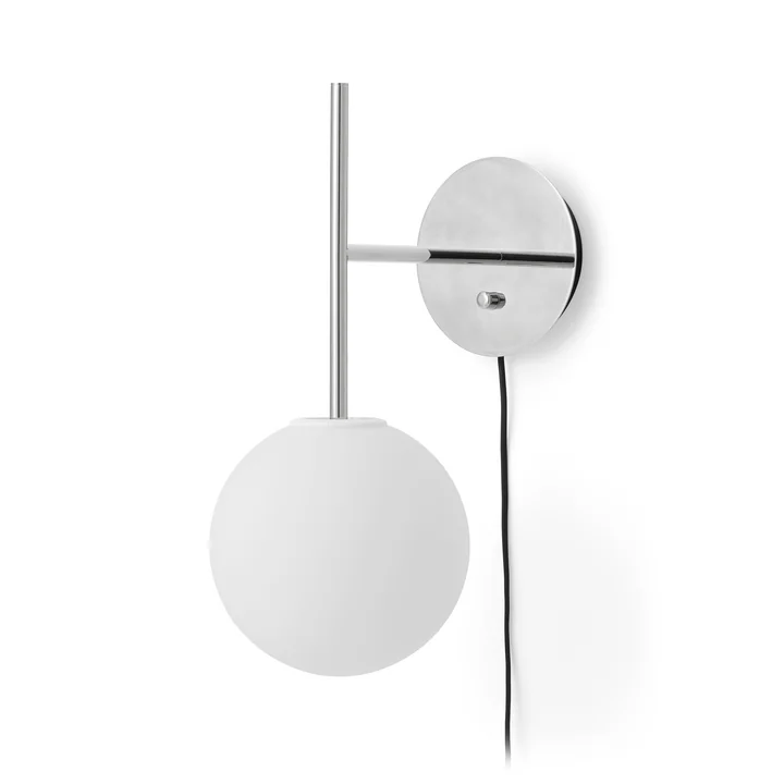 Audo - TR Bulb Wandleuchte, Stahl poliert