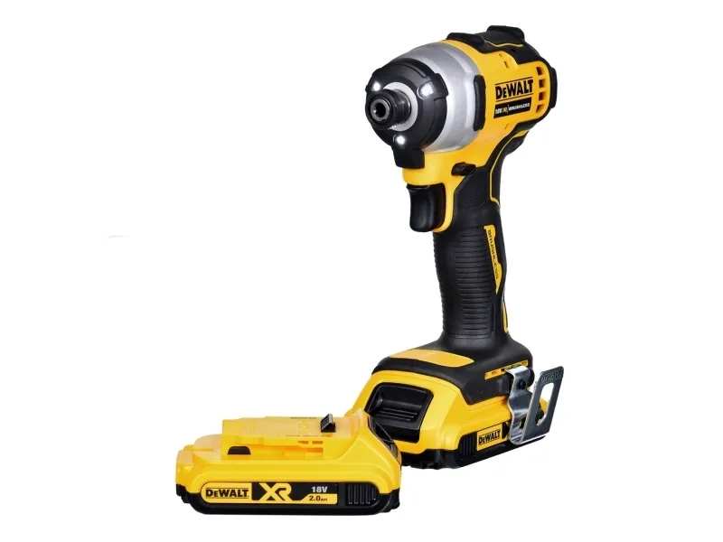 DeWALT DCF809D2T-QW - Støddriver - ledningfri - 300 W - 1/4