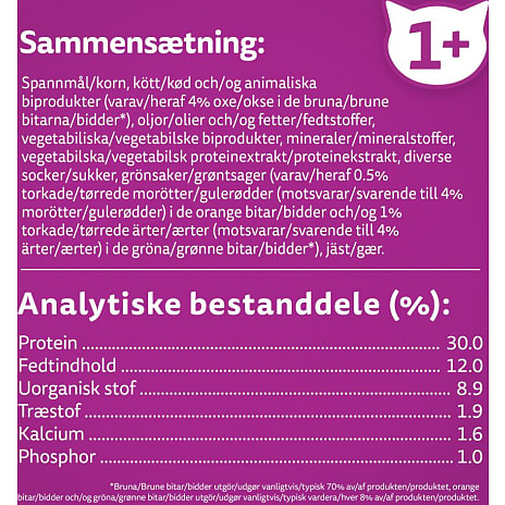 Tørfoder m. okse