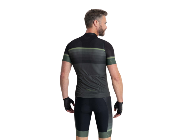 Rogelli Hero 2 Cykeltrøje, Black/Green