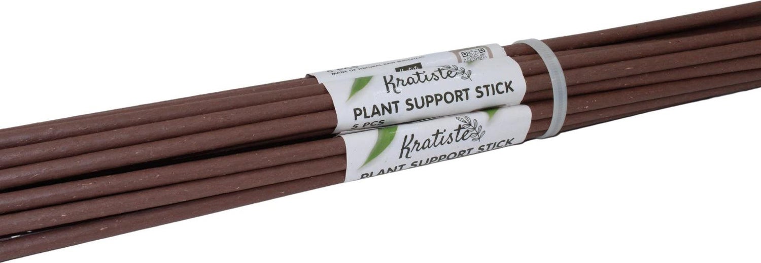 Kratiste duurzame plantenstok D 0,8 H 50 cm 5 stuks