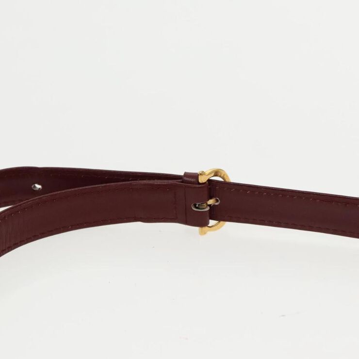 Cartier Vintage Cartier Shoulder Bag Burgundy