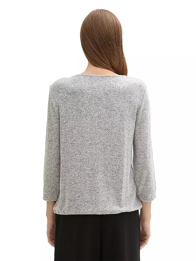 TOM TAILOR Langarmshirt grau