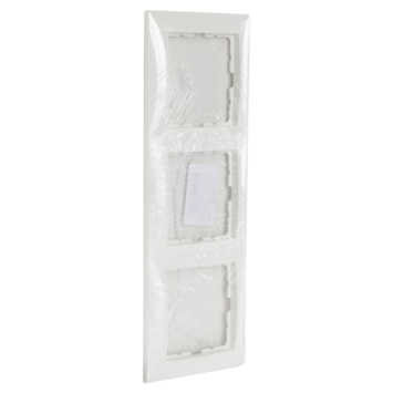 Berker S.1 afdekraam 3-voudig wit